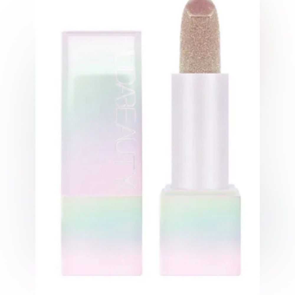 Huda Beauty Diamond Balm Sparkly Lip Balm in Negligee